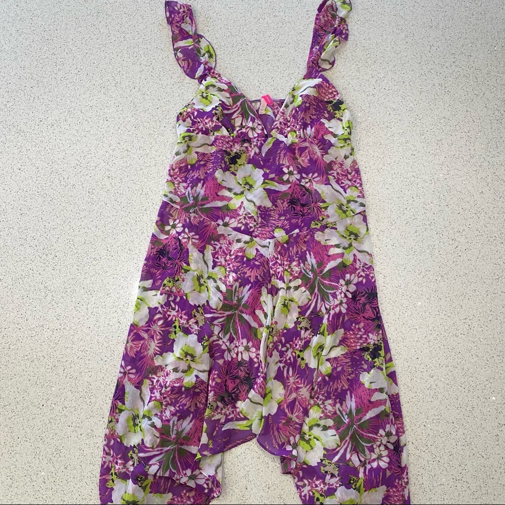 Victoria’s Secret Swim Cover up Floral Dress size L
